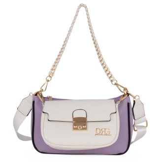 Women's Crossbody Bag Double Purple 25117-1301-LI